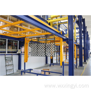 Storage station workpiece store of plating line